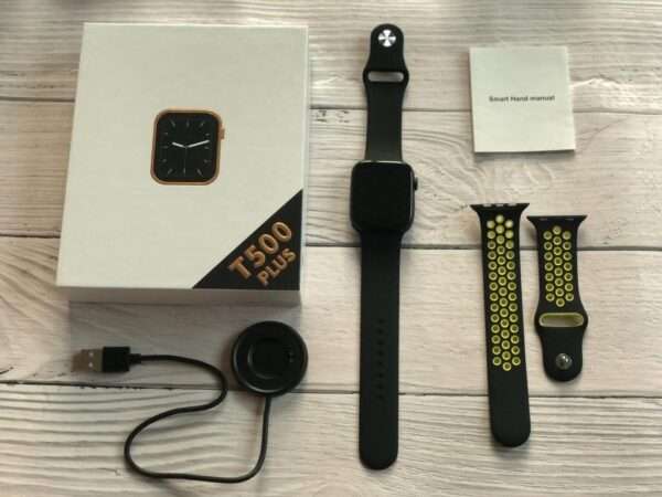 Rectangular T55 Plus Smartwatch T55 Plus Smart Watch Bluetooth Call / T55+ Smart Watch Crown Working