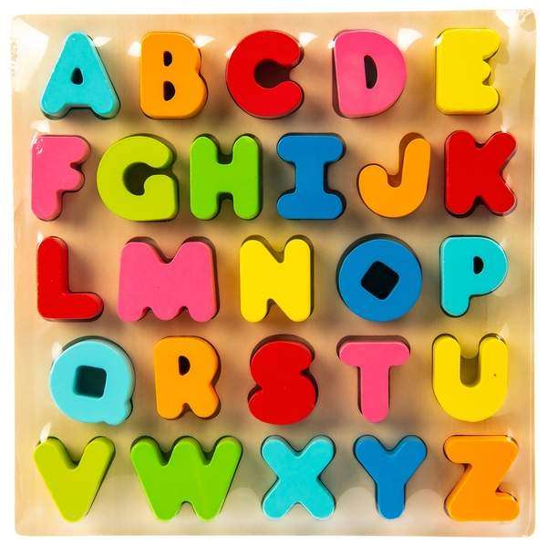 3D Wooden English Learning Board