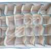 24 compartment sock storage box