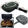 Double Side Non-Stick Pressure Grill Fry Pan