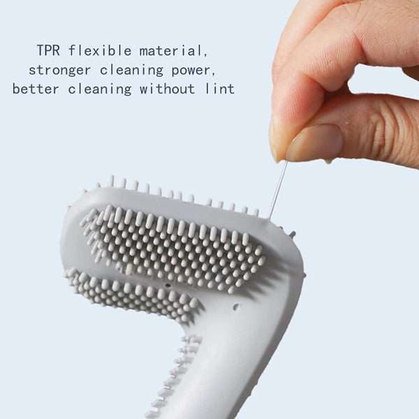 Hockey Shape Silicon Toilet Brush