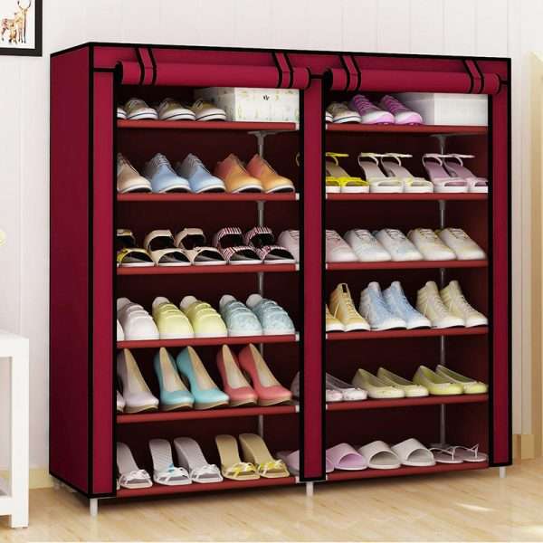 Double-Sided Shoe Rack