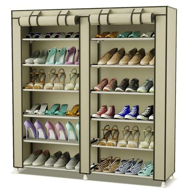 Double-Sided Shoe Rack