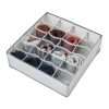 24 compartment sock storage box