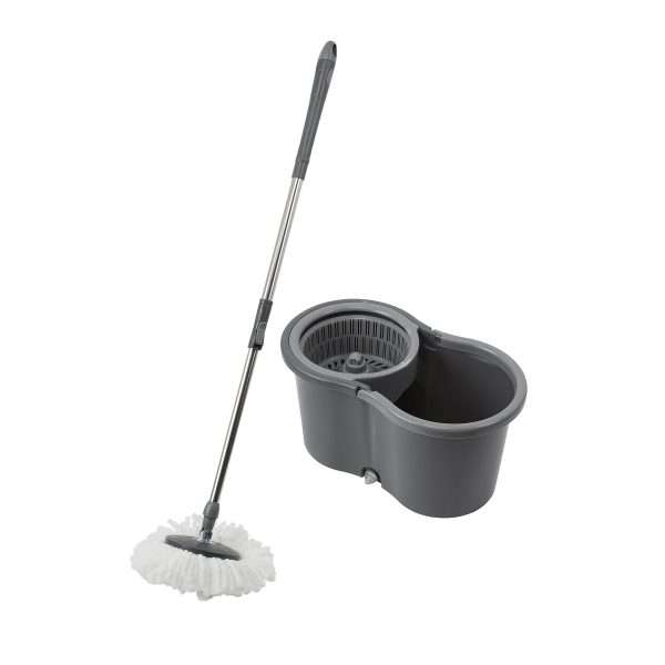 360 Degree Bucket Spin Mop (Metal Spinner)