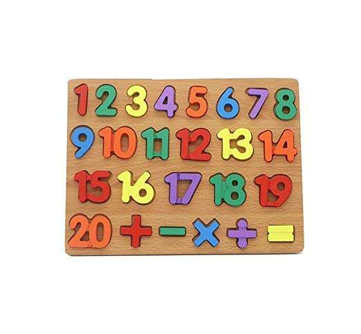 3D Wooden Learning Board For Kids (Numbers)