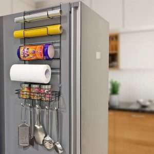 Multipurpose Refrigerator Side Storage Rack