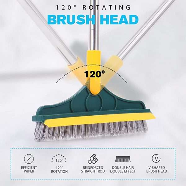 2-IN-1 Cleaning Brush With Wiper