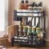 Spice Storage Rack For Counter Top And Cabinet