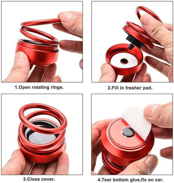 360 Automatic Rotating Solar Air Freshener