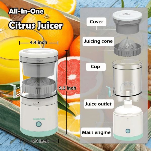 Portable Wireless USB Citrus Juicer
