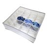 24 compartment sock storage box