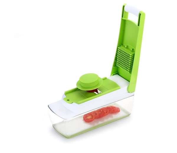 Vegetable Dicer With Multiple Cutting Head