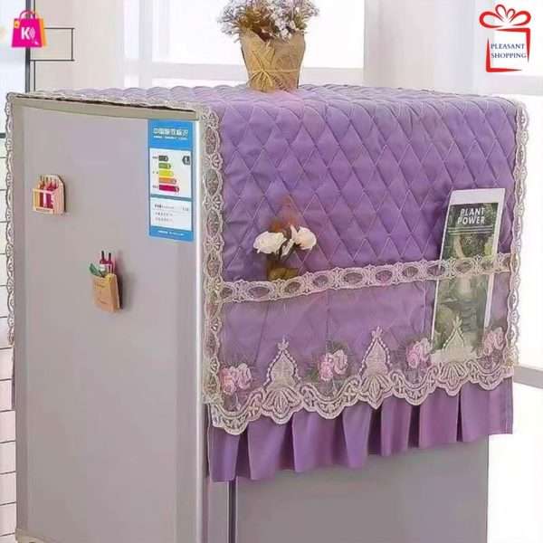 Fancy Fridge Cover With Side Pockets