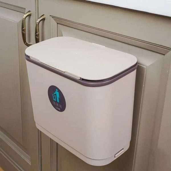 Wall Hanging Trash Bin