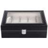 10-Slots Leather Watch Box