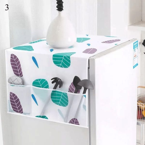 Refrigerator Cover With Side Pockets
