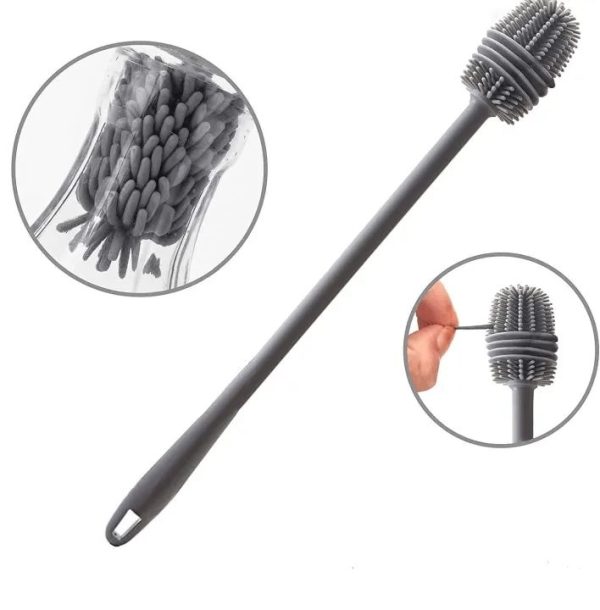 Silicon Head Bottle Cleaning Brush