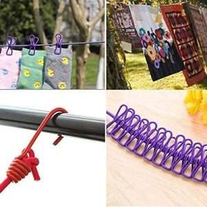Rope With Clip For Drying & Hanging (3 Piece)