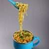 Noodles and Soup Bowl With Handle