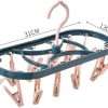 Oval Shape Hanger With Clips (2 Piece)