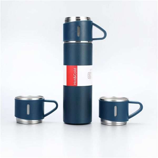 Vacuum Flask Set With Additional Cups