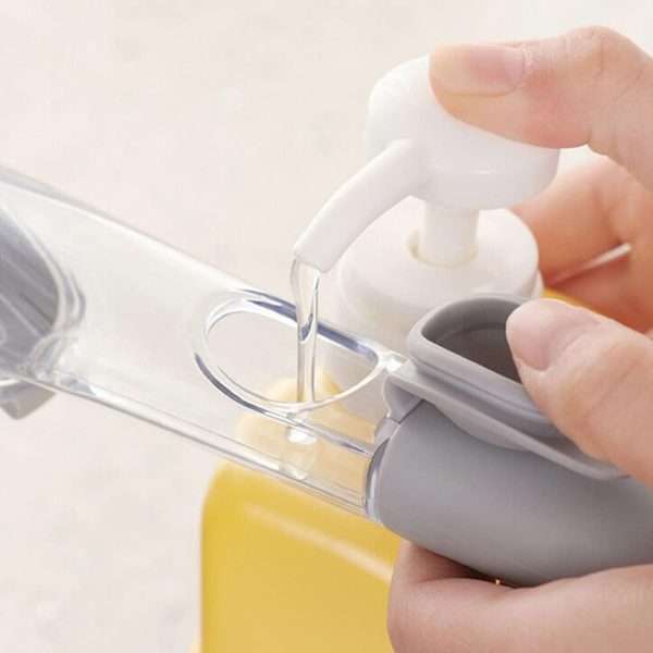 3-in-1 Cleaning Brush With Detergent Dispenser
