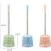 Round Toilet Brush With Stand