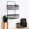 Double-Layer Wall Shelf Hanging Storage Basket