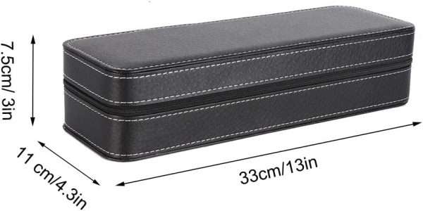 6-Slots Portable Watch Box Case