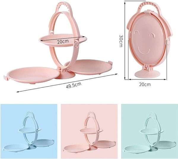 Folding Fruit & Snacks Tray Display 3-in-1