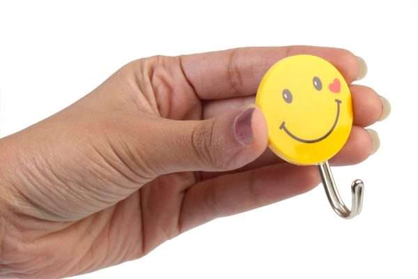 Smiley Wall Hook (12 Piece Packet)