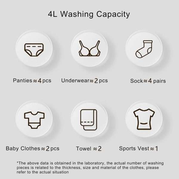 Portable Washing Machine Round Shape