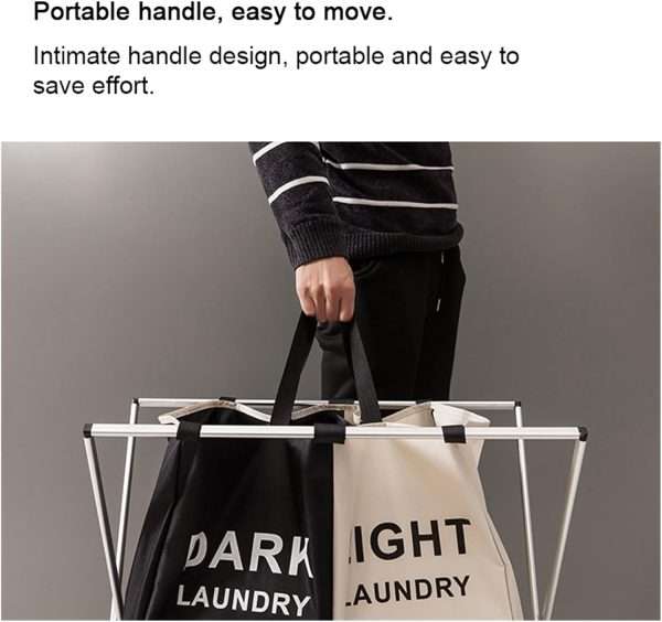 Double Basket Laundry Bag