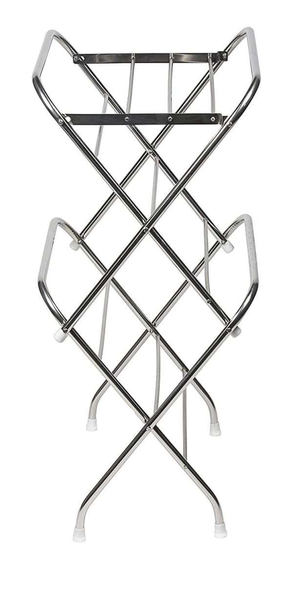 Super Heavy Duty 3 Tier Stainless Steel Foldable Cloth Dryer / Clothes Drying Stand