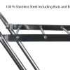 Super Heavy Duty 3 Tier Stainless Steel Foldable Cloth Dryer / Clothes Drying Stand