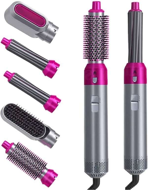 5 IN 1 Hair Dryer, Curler & Straightener