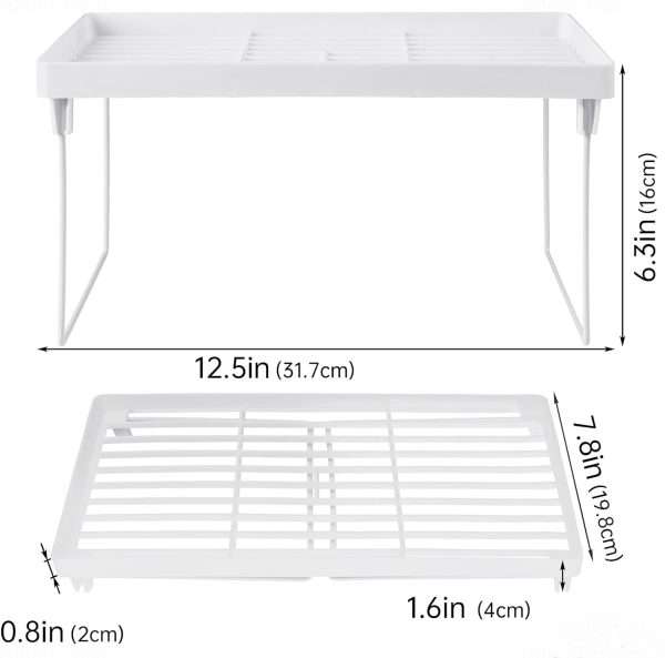 Stackable Multipurpose Plastic Folding Rack For Storage