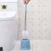 Round Toilet Brush With Stand