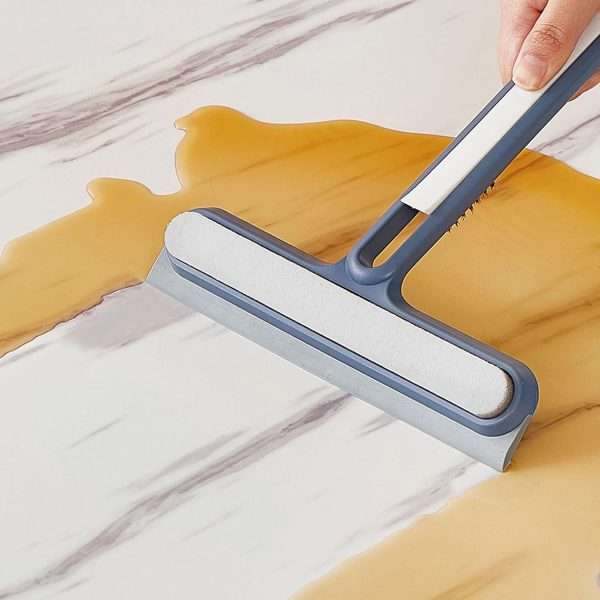 Glass Cleaning Wiper With Brush And Foam