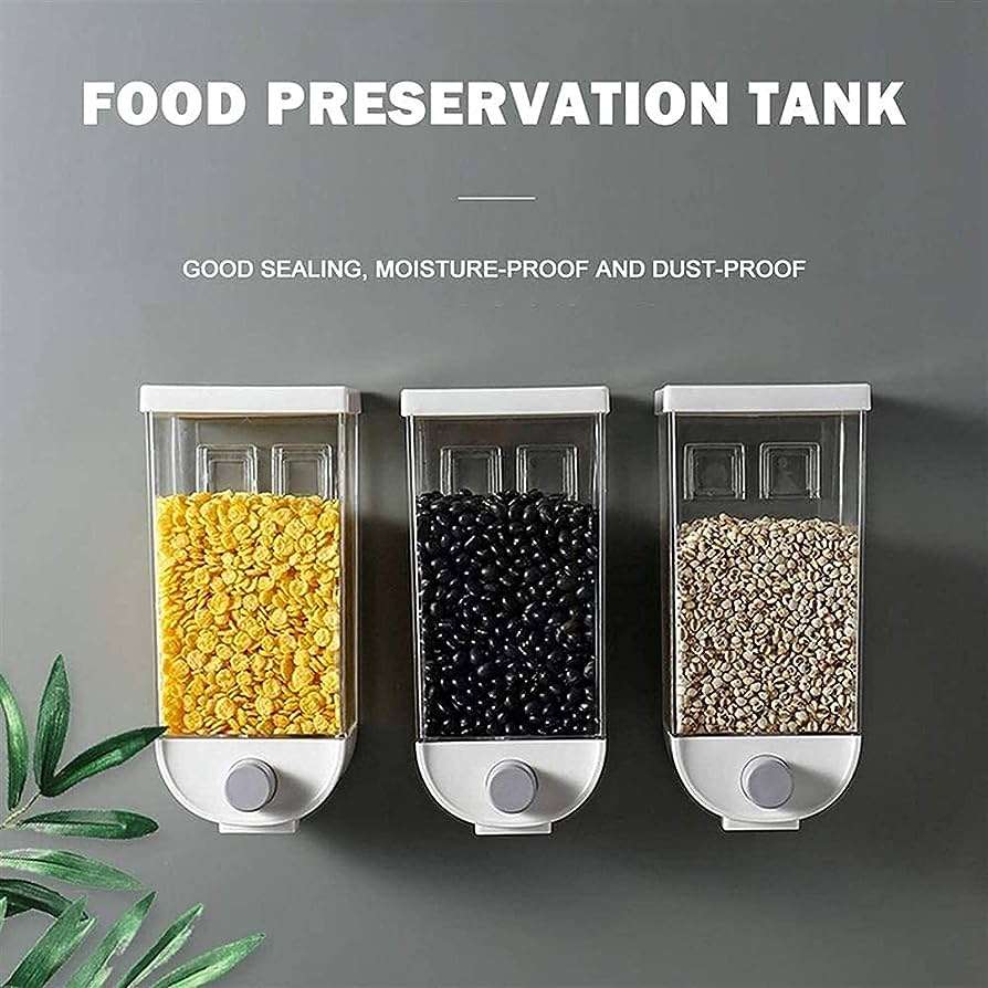 Push Button Storage Container Pleasant Shopping