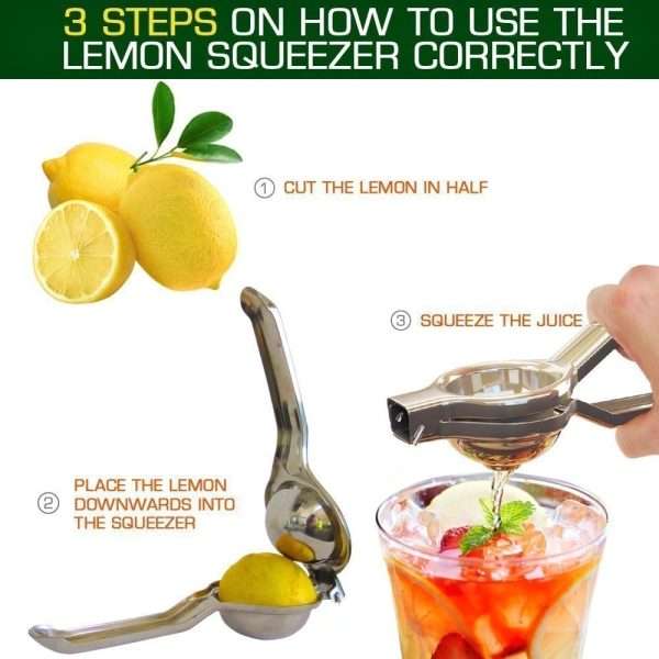 Metal Lemon Squeezer With Bottle Opener