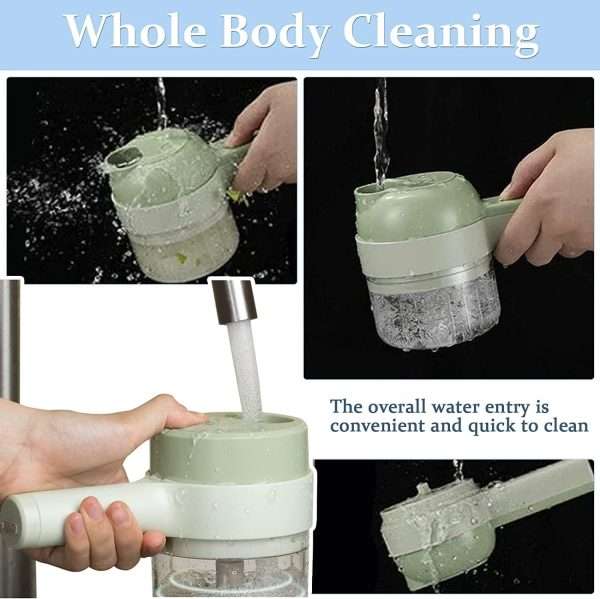 4-in-1 Handheld Electric Vegetable Cutter