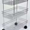 3 Layer Stainless Steel Trolley Storage Rack
