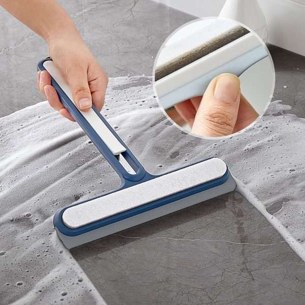 Glass Cleaning Wiper With Brush And Foam