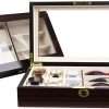 6 Piece Watch Case and 3 Piece Eyeglasses Storage