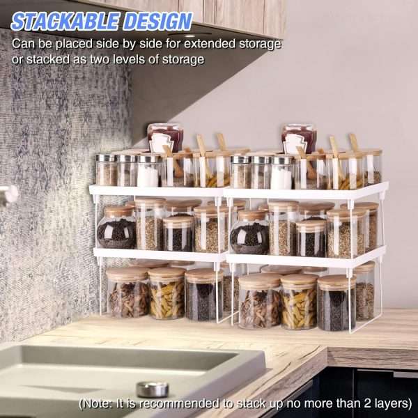 Stackable Multipurpose Plastic Folding Rack For Storage