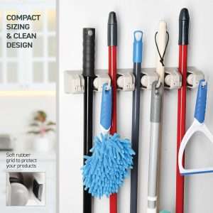 Multi-Slot Mop / Broom Holder