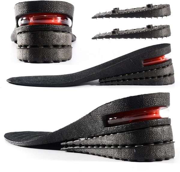 3-Layer Air Cushion Height Increasing Insole 1 Pair
