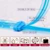 5 Pcs Reusable Vacuum Bags For Clothes With Pump